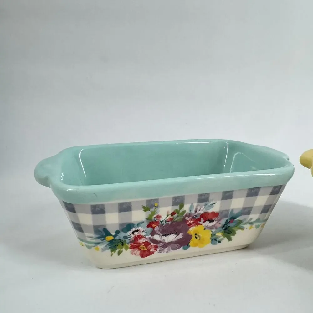 The Pioneer Woman 6” Stoneware Mini Loaf Pans - Set of 2